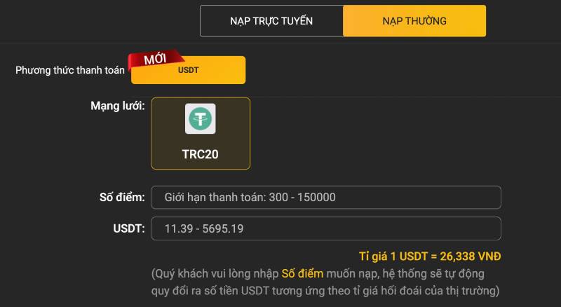 Các hình thức nạp tiền 888b siêu tốc phổ biến