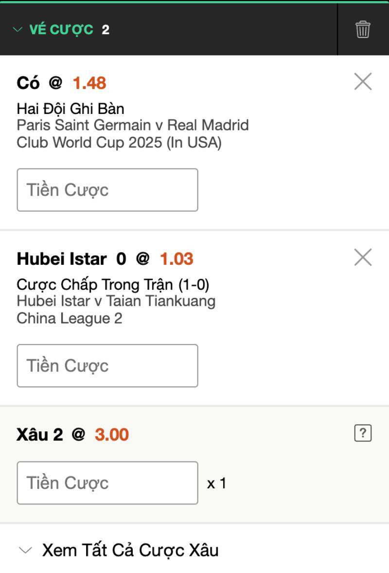 Chỉ xuống tiền khi đã xác định rõ kịch bản trận đấu