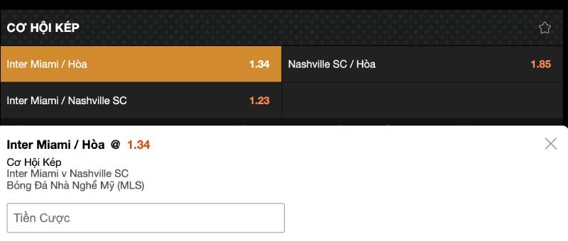 Tận dụng double chance trong các kèo lăn bóng và rolling