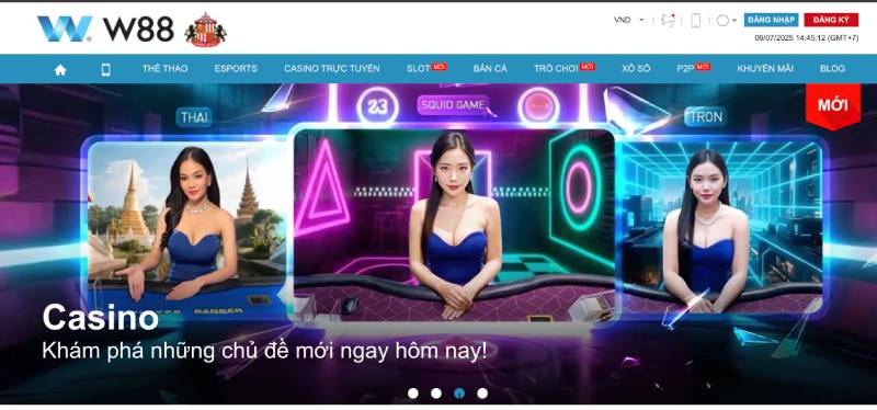 Thiết kế giao diện cùng trải nghiệm thực tế trên nền tảng W88